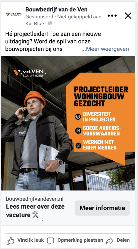 Vacature Van de Ven 1