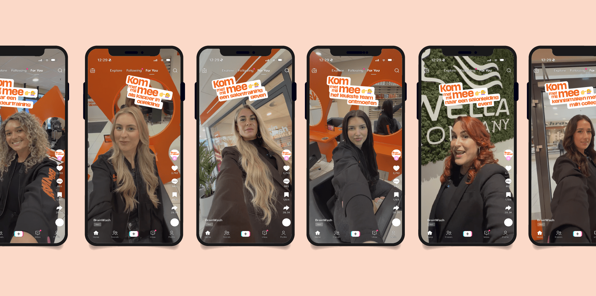 Social Media Campagne BrainWash